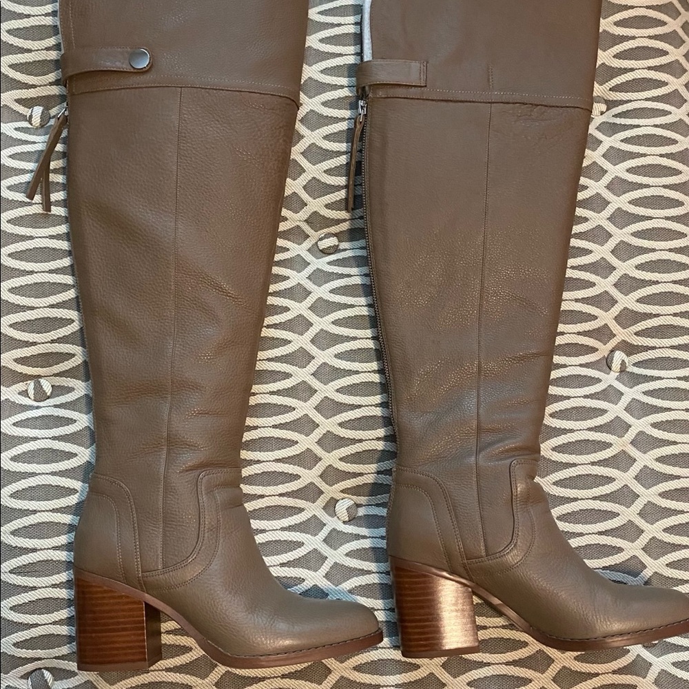 Franco Sarto leather over-the-knee boots